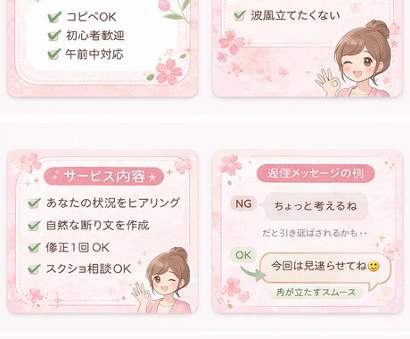 勧誘DMの不安、一緒に整理します 断りにくい勧誘、優しくサポートします イメージ1