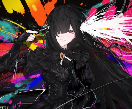 音楽を絵にします ダーク系やクール系のイラストが得意分野です。 イメージ1
