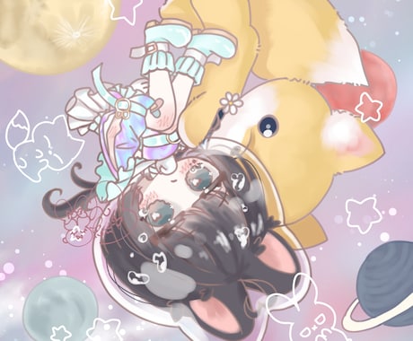 かわいいデフォルメキャラを描きます かわいくてゆるっとしたデフォルメキャラを描きます！！ イメージ1