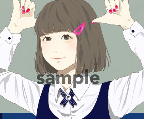 24時間以内！SNSで使える似顔絵描きます 水彩、デジタル、すべて一点物です！！ イメージ1