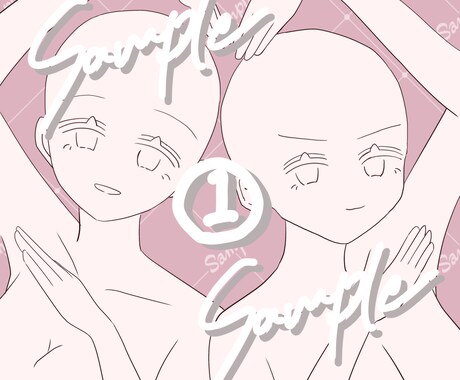 量産夢絵、コテ同を描きます かわいい男女を描くのが大得意の絵師が描かせていただきます! イメージ2