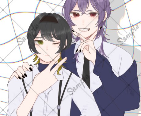 夢絵やSNS用アイコンなどを描きます かわいいふんわりとした絵が得意です イメージ2