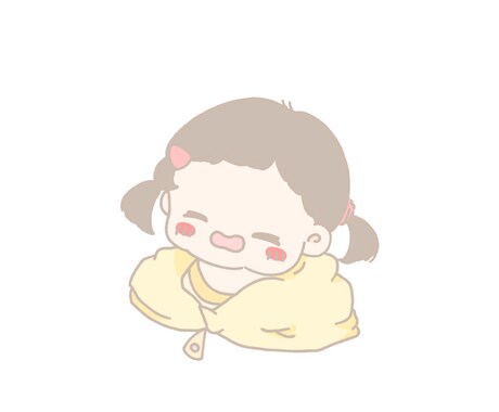 お子さんの似顔絵イラストを作成します ゆるふわなイメージの似顔絵に仕上げていきます✨ イメージ2