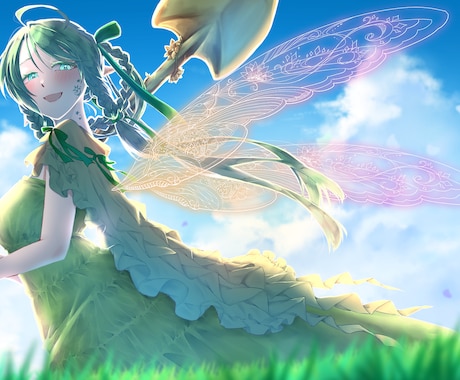 イラスト全般描きます 彩度高め、ファンタジーな雰囲気が得意です。 イメージ2