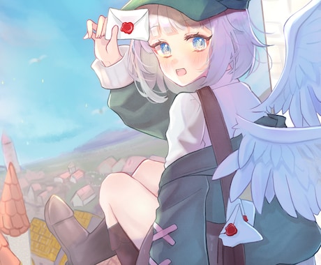 表情豊かで色鮮やかなイラストをお届けします 一枚絵、立ち絵、歌みた用、グッズなど イメージ2