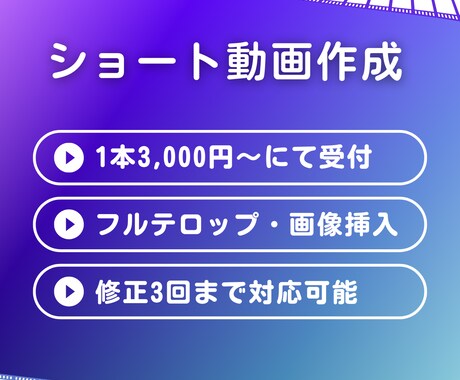 SNS用ショート動画作成します 視聴者を飽きさせない構成・ファンにする編集 イメージ1