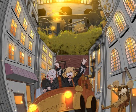 目パチ口パクモデリングを行った一枚絵描きます 配信者様などの配信画面にぜひ。 イメージ1