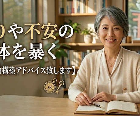 焦りや不安の正体を暴く自分軸構築アドバイス致します 運命に操られる側から、自らの意志で選び進む側へ イメージ1