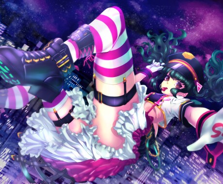 ご希望のイラストを作成します 個性的でインパクトがある作品を提供致します イメージ1