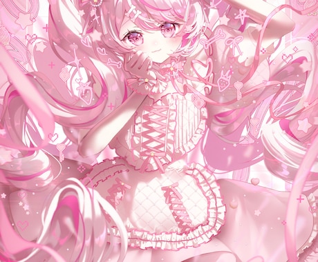 平均9日納品！キャラメイン一枚絵、立ち絵描きます 企業実績有、躍動感のある魅力的なイラストが得意です！ イメージ1