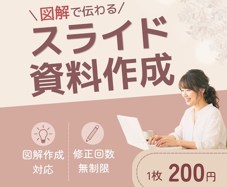 図解で伝わりやすいスライド資料作成します イメージ1
