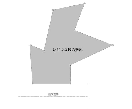 特殊な敷地にプラン作成します 販売している土地の参考プランが欲しい、プランを入れたい人へ イメージ2