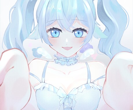 商用利用可★バストアップ～全身まで！希望聞きます MVやパネル開けに！絵柄を最大限寄せたイラストを描きます！ イメージ2