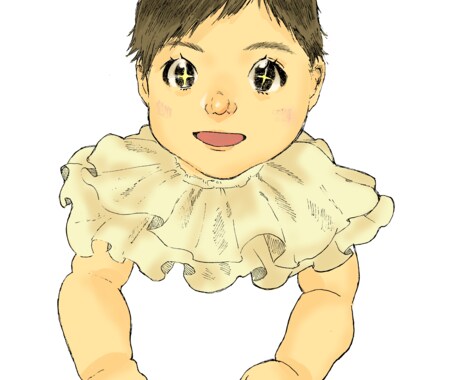 アイコン・似顔絵・サムネイラスト描きます アナログ線画が特徴的なかわいいイラストを製作します！ イメージ2