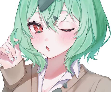 アイコンイラスト描きます 女の子を描くのが得意です！お気軽にご相談ください！ イメージ1
