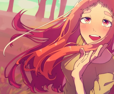 色鮮やかなイラストを描きます SNS、動画用イラスト、立ち絵などにどうぞ！ イメージ2