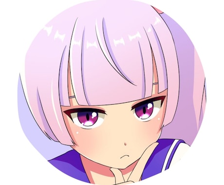 かわいいSNS用アイコンお描きします 丸くトリミングした時もかわいいアイコンになります♡ イメージ2