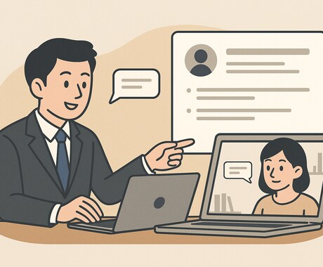 話してるだけで“整った職務経歴書”ができます “納得できる言葉”に整う！迷子キャリア棚卸し＆職務経歴書作成 イメージ1