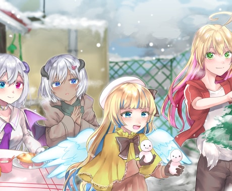 ファンタジーがお好きな方へ！一枚絵描きます 「うちの子」描いてほしい人、必見！ イメージ1