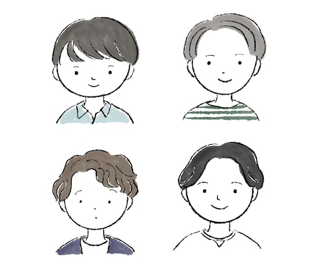 線画タッチのシンプルかわいいアイコン描きます 最短5日！SNSアイコンやブログにぜひお使いください＊ イメージ2