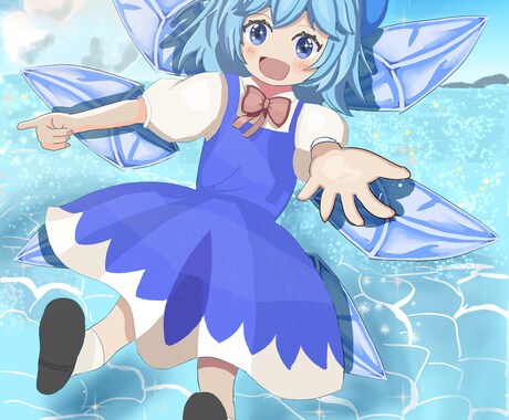 可愛くて癒される女の子を描きます ケモミミ、目がキラキラした女の子得意です イメージ2