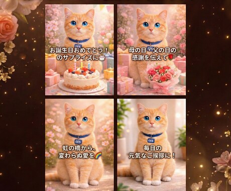 うちの子が喋る！？魔法のメッセージカード作ります 写真1枚で完成！誕生日・母の日・天国から…感動のサプライズ イメージ2