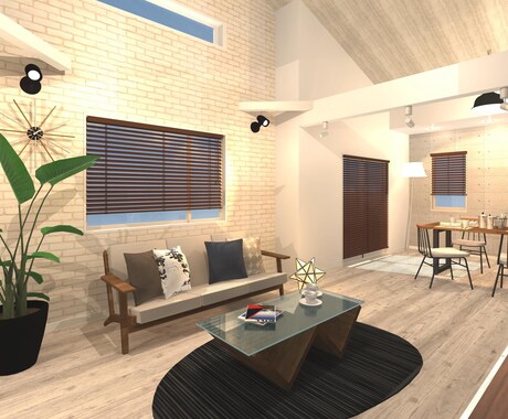 家づくり中の方★まどり図面から３Dパース作成します 「図面はあるけど完成のイメージがつかめない」そんな悩みを解決 イメージ2