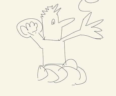 お題に沿った絵を描きます 独特な絵で嫌なことを吹き飛ばす イメージ1