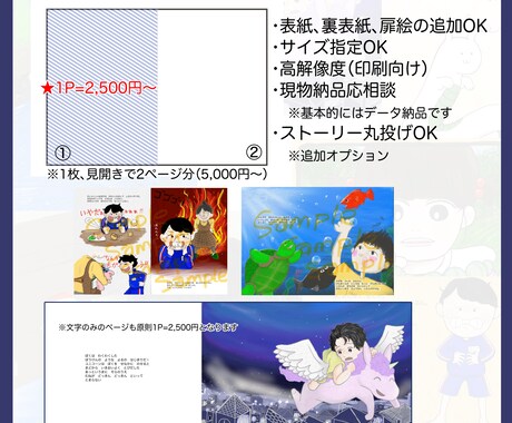 丸投げOK！完全オリジナルの絵本制作承ります 卒入園の記念に。子どものバースデープレゼントに。出産祝いに。 イメージ2