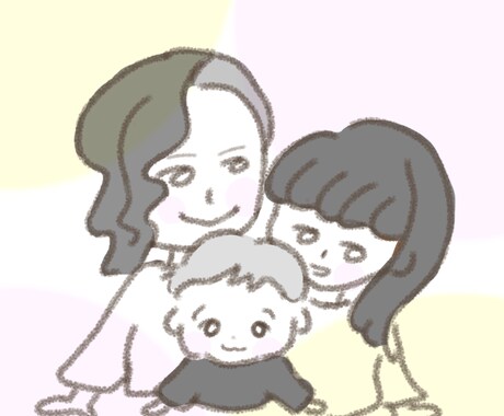 パステルカラーの温かいSNSアイコン描きます ふわっと温もりあるクレヨンタッチがすきな方へのアイコンを。 イメージ2