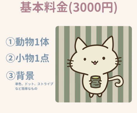 ゆるっと可愛い動物アイコンを描きます 迷ってる方も0から一緒に考えます！ イメージ2