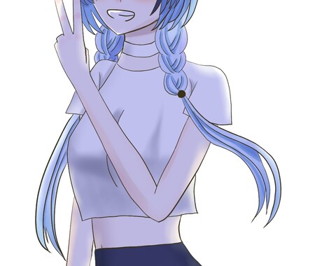 SNSアイコンや立ち絵などを描きます 女の子を描くのが得意です！ふわふわしすぎない絵を描きます イメージ2