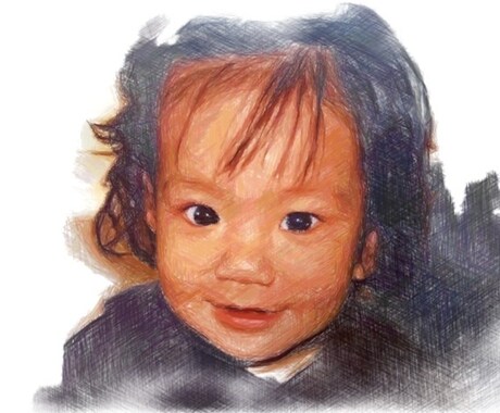 写真を絵画風に加工します ペットや子供の写真などを絵画のように飾りましょう！ イメージ2
