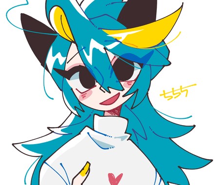 ポップなイラストお描きします カートゥーンチックでポップな目を引くイラスト作成 イメージ1