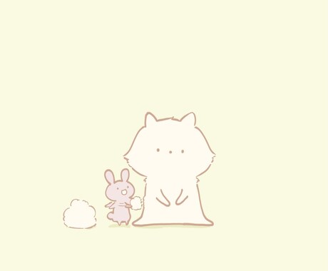 商用利用ok!ゆるい動物のイラストを描きます イメージ1