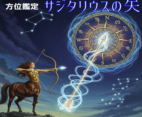 サジタリウスの矢（奇門遁甲）で方位の吉凶を占います サジタリウスの矢：あなたの望みを射抜く開運方位術 イメージ1