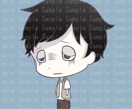 ほのぼのからほの暗さあるアイコン描きます 一目で興味惹かれるアイコンを持ってみませんか？ イメージ2