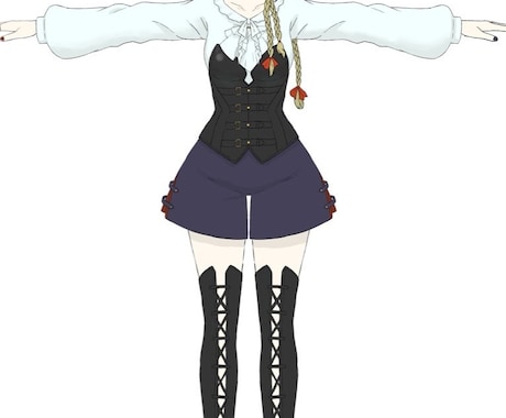キャラクターデザインやイラスト（立ち絵等）描きます イメージ1