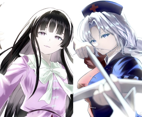 透明感と儚い雰囲気のイラストを制作します イメージ1