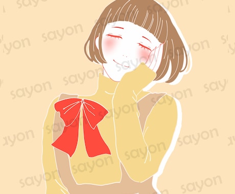 イラスト多数/完成品イラストを販売しています ゆるふわ/おしゃれ/フェミニン/ナチュラルシリーズ② イメージ2