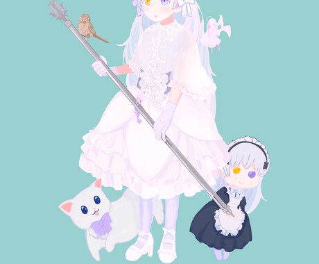 TRPGの立ち絵を描きます 納期早めでかわいいTRPGの立ち絵を作成します！ イメージ2