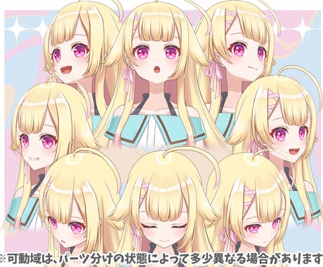Vtuberモデルのパーツ分け＆モデリングをします 絵師様やご自身で描かれた立ち絵イラストを動かします！ イメージ2