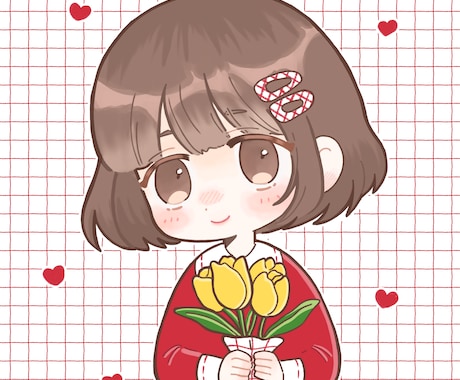 ふわふわ可愛いSNSアイコンお描きします イメージ1