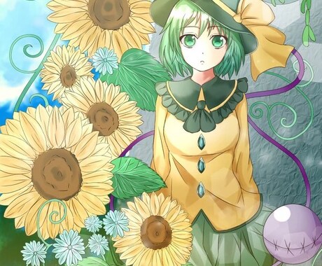 世界観のあるイラスト描きます 小説の挿絵やポスターなどに！背景もお任せください イメージ2