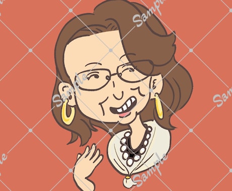 シュールでゆるめな似顔絵を描きます SNSのアイコンや名刺、プレゼントなどにオススメです！ イメージ2