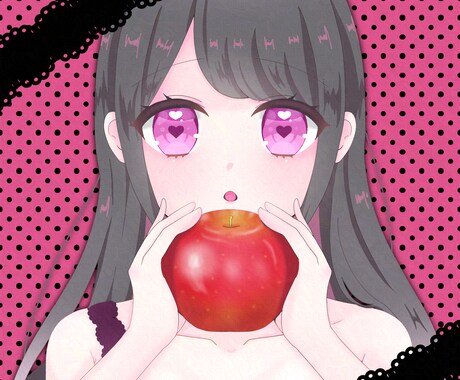 キラキラ可愛いアイコンイラストを作成します 最短即納可能！商用利用可能です イメージ2
