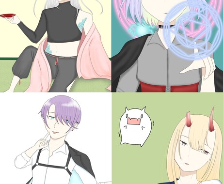 イラスト描きます CoC、TRPG立ち絵、動画、配信サムネに！ イメージ2