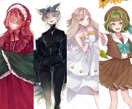 コスパ重視、最高品質のイラストをお届けします 気品と彩りを宿すキャラクターを描きます イメージ2