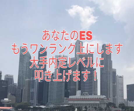 あなたの強み最大限に引き出したES添削します ESをグレードアップして大手内定10社レベルまで叩き上げます イメージ1