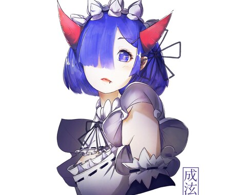 イラストを描きます 角があるキャラクターとか女の子が得意です。 イメージ2